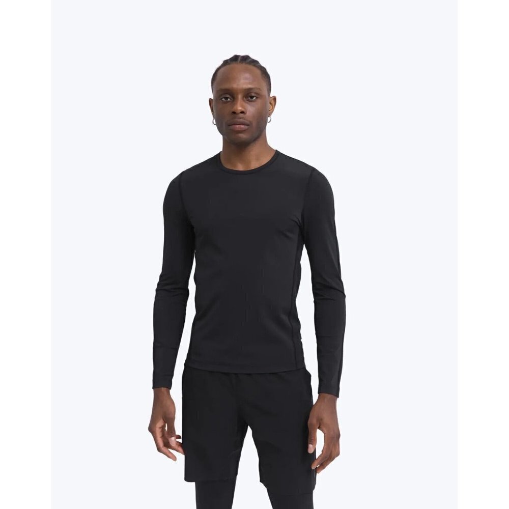 Reigning Champ BNWOT Men long sleeve shirt black compression top-